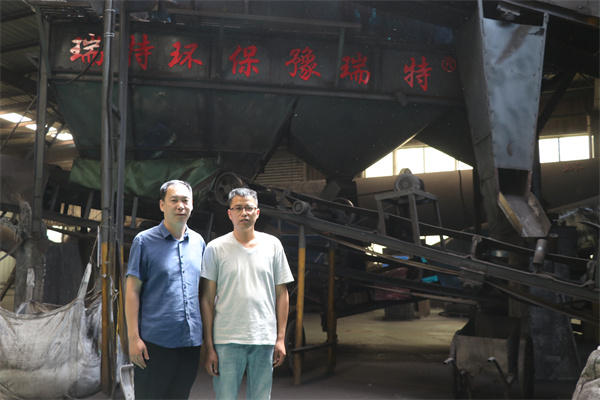 河南瑞特環保回訪衛輝地區有機肥生產線設備用戶